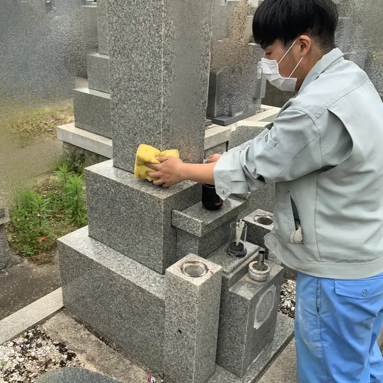 お墓参り代行サービス（年1回プラン）【墓参り 墓掃除 兵庫県 高砂市】