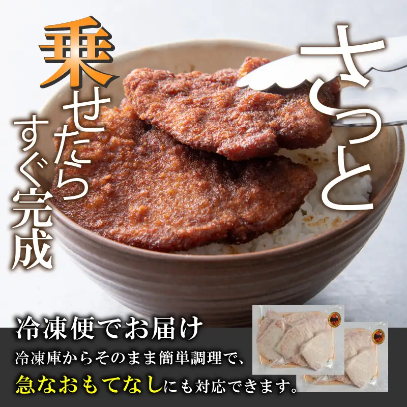 惣菜 ソースカツ丼セット 6人前  [A-037019]