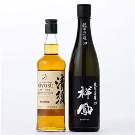 愛知クラフトウイスキー・純米大吟醸祥鳳セット(各1本)_酒・アルコール ウイスキー    酒・アルコール 純米大吟醸 日本酒 sake サケ_【1139976】