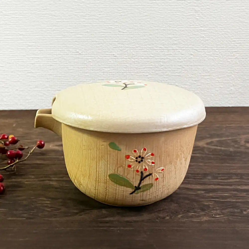 【瀬戸焼】一凛の花ビスク 片口丸型酒器セット【まるたか水野コーポレーション】[BBBF008]