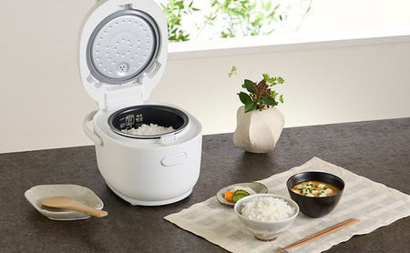 炊飯器 3合 アイリスオーヤマ マイコンジャー RC-MDA30-W