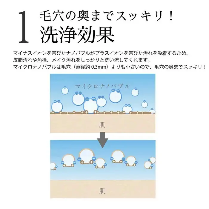 マイクロナノバブル シャワーヘッド「バブリーミスティ2.0（ブラック）」 [No.915]