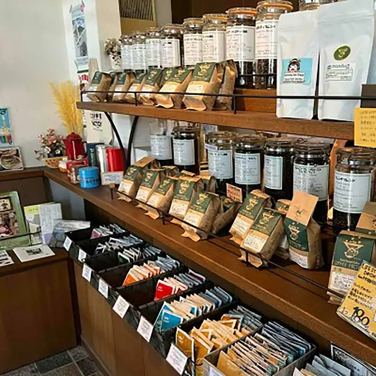 コーヒー 100g×ブレンド3種(粉) キャニスター缶入りコーヒーつくばBセレクト