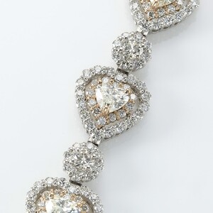 Deliciae　PT900/K18PG　ハートピアス　ダイヤモンド【2.74ct】鑑別書付　K05152-H