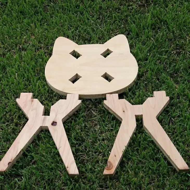 木製イス 《くま》 OTOMO STOOL mini 【1778-1】