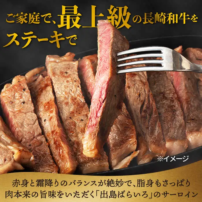 【6回定期便】ヒレ・サーロイン ステーキ2種食べ比べセット 長崎和牛 （400g/回） 【肉のマルシン】 [FG44]