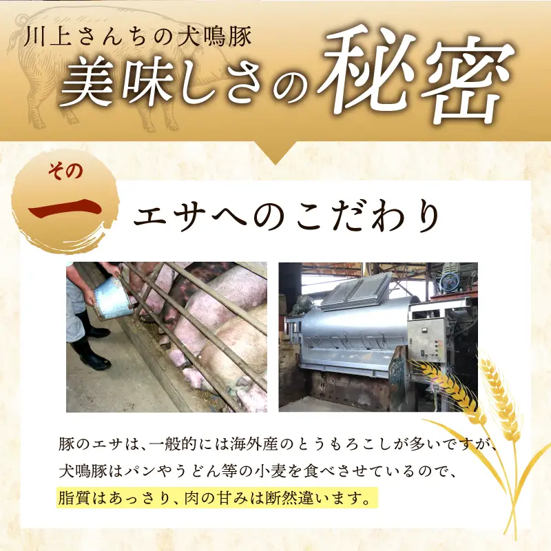 【泉佐野ブランド豚】犬鳴豚の小間切り落とし 1.4kg（約350g×4パック）