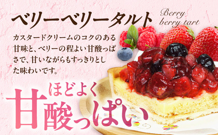 ケーキ・タルトセット（苺のムースケーキ・ベリーベリータルト） / スイーツ[AFAK152]