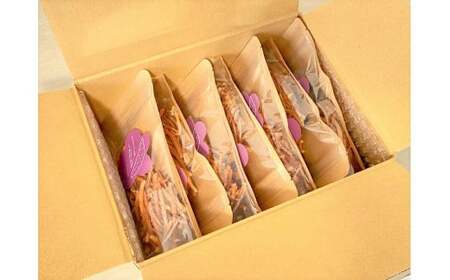 【農福連携】やみつき塩けんぴ（芋けんぴ）　7袋小分けセット（計420g） サツマイモスイーツ さつまいもスイーツ 芋けんぴ  いもかりんとう いもけんぴ 和菓子 スイーツ お菓子 お茶うけ おつまみ 小分け ご当地 碧南市　H187-002