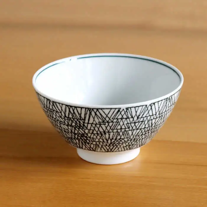 【白山陶器】【グラフ】飯碗(大) 3色セット【波佐見焼】[TA168]