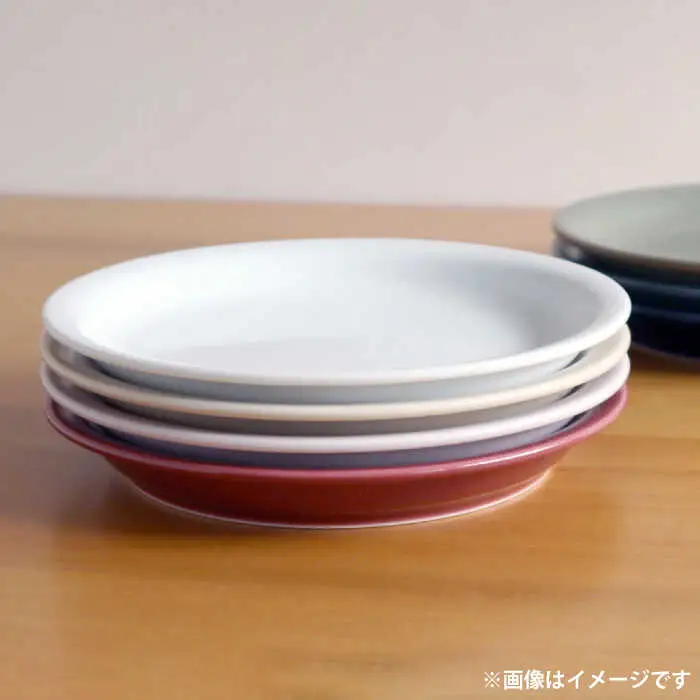 【白山陶器】【ボールド】プレート(M)とマグ ホワイト【波佐見焼】[TA185]