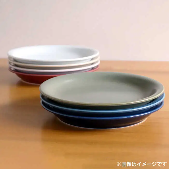 【白山陶器】【ボールド】プレート(M)とマグ カーキグリーンマット【波佐見焼】[TA190]