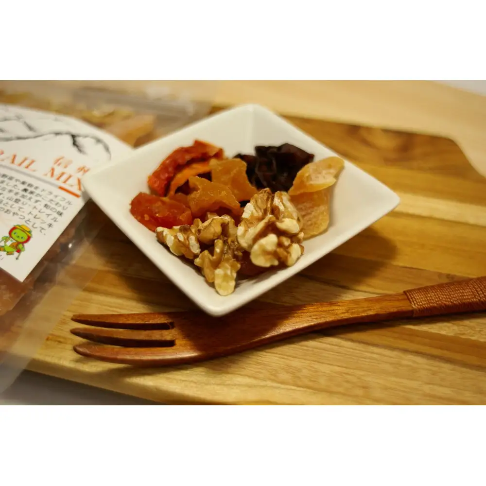 ALL NAGANO　信州TRAIL MIX　3袋 加工食品 ドライフルーツ ドライフルーツミックス おやつ もも リンゴ アンズ ぶどう くるみ セミドライ | ドライフルーツ 人気 おすすめ もも りんご あんず ギフト 送料無料 長野県 長野市 信州 信濃 ふるさと納税