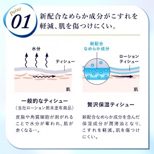 0022-10-04 エリエール 贅沢保湿 ティッシュペーパー 200組×3箱×10パック(30箱) 　ティッシュ ボックス ローション 保湿 パルプ100% 日用品 消耗品