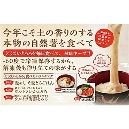 どうまいとろろ　すりおろし＆だし汁セット_惣菜・加工品   _【配送不可地域：離島】【1476063】