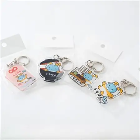【湖西市公式キャラ】うなぽん アクリルキーホルダー4種セット(第2弾)_雑貨・日用品 ご当地キャラクター  _【1485799】