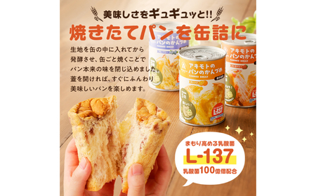アキモトのパンのかんづめ(乳酸菌入り)　１２缶セット【 防災 防災用品 栃木県 那須塩原市 】 ns030-005