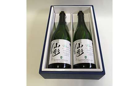 朝日町ワイン スパークリング 白辛口 750ml 2本 F2Y-4318