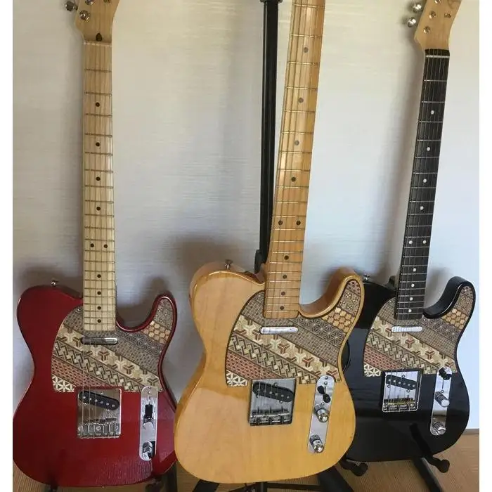 箱根寄木ピックガード Fender Japan テレキャスター用［楽器楽器］