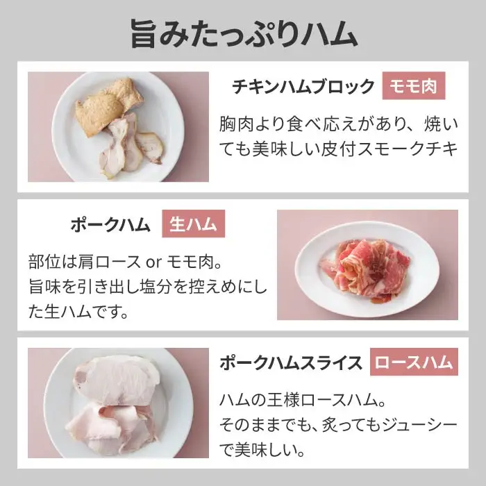 贅沢！峯村牛ローストビーフセット（峯村牛ローストビーフ、ソーセージ：プレーン・胡桃・ブラックペッパー、ポークハム、チキンハム、生ハム）｜自家製ソーセージハム男