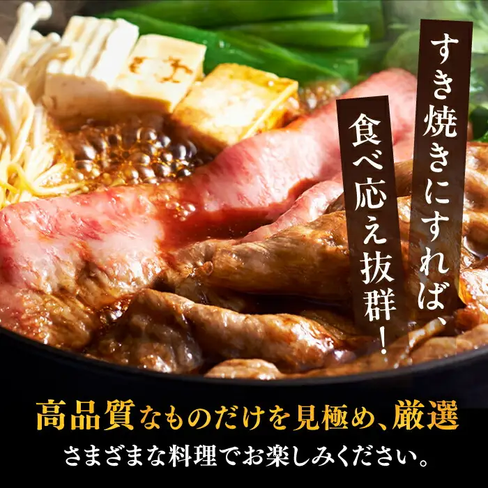 【全2回定期便】博多和牛 上赤身薄切り 500g[VBK126] スライス 牛肉定期便