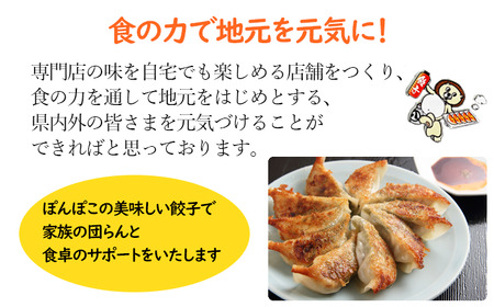 国産 冷凍 ぽんぽこ 生餃子 36個入 【生餃子専門店ぽんぽこ】