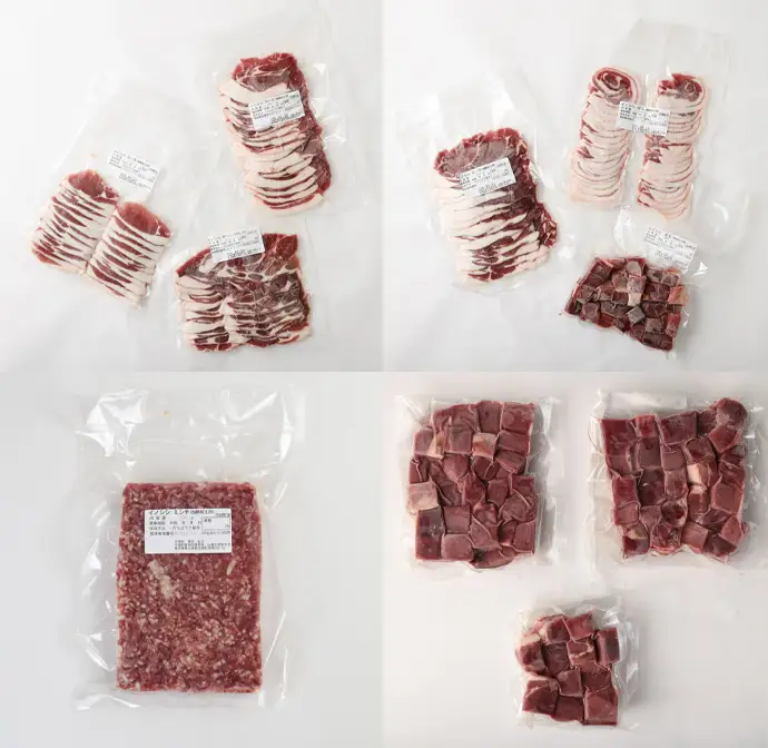 【4回定期便】天城町 イノシシ肉 食べ比べ 定期便 ミンチ ロース サイコロ 焼肉セット ジビエ イノシシ