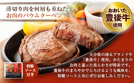 豊後牛 ロールステーキ 80g×5枚 計400g 特製ソース付き