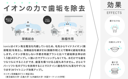 歯ブラシ IONPA home 極細 替えブラシ ワイド ブラック 計24本