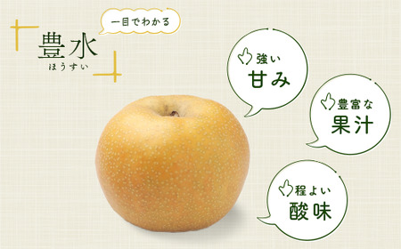 梨 豊水 約3kg 6玉～12玉 梨