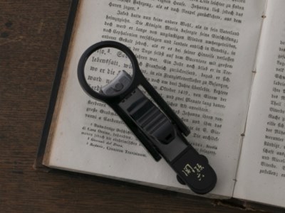 H7-138 ＜刀匠 ◇貝印 関孫六の伝統から生まれたツメキリ＞ ◇貝印 関孫六 ルーペ付きツメキリ ～ルーペ付きだから爪がしっかり見えて切りやすい 虫眼鏡 ルーペ 拡大 爪切り つめきり 黒～