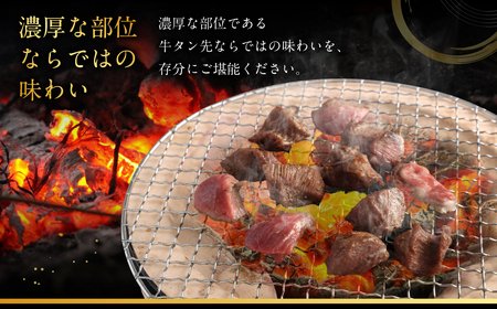 【訳あり】牛タン先 コロコロカット 約400g (100g×4P)