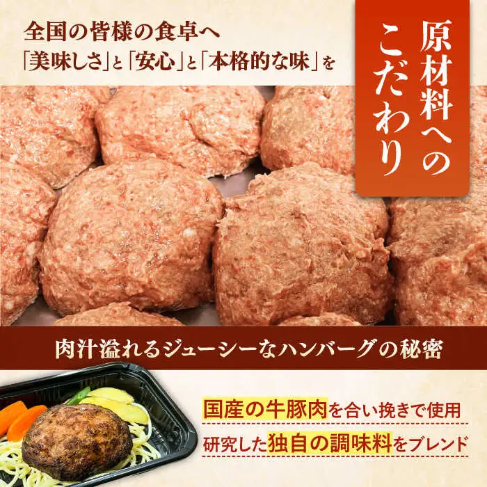 ハンバーグ屋の肉汁溢れる生ハンバーグ 150g×10個 [VDC003] ハンバーグ 冷凍