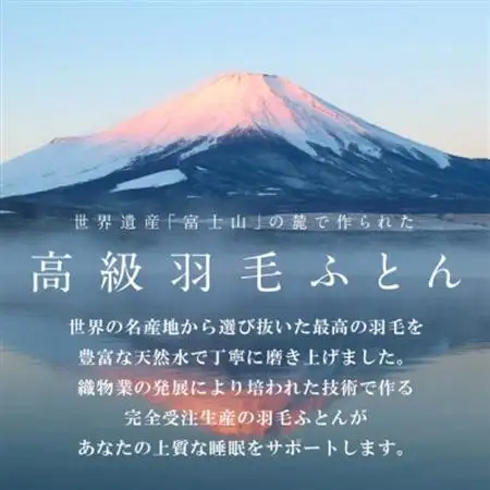 洗える羽毛布団 二枚合わせ(シングル)日本製 洗濯できる 防ダニ 春夏秋冬【甲州羽毛ふとん】【1502575】