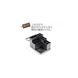 monoKOZZ アイアンペンスタンド 角・フック左【スノーホワイト】アイアン雑貨 おしゃれ ペン立て かっこいい デスク収納