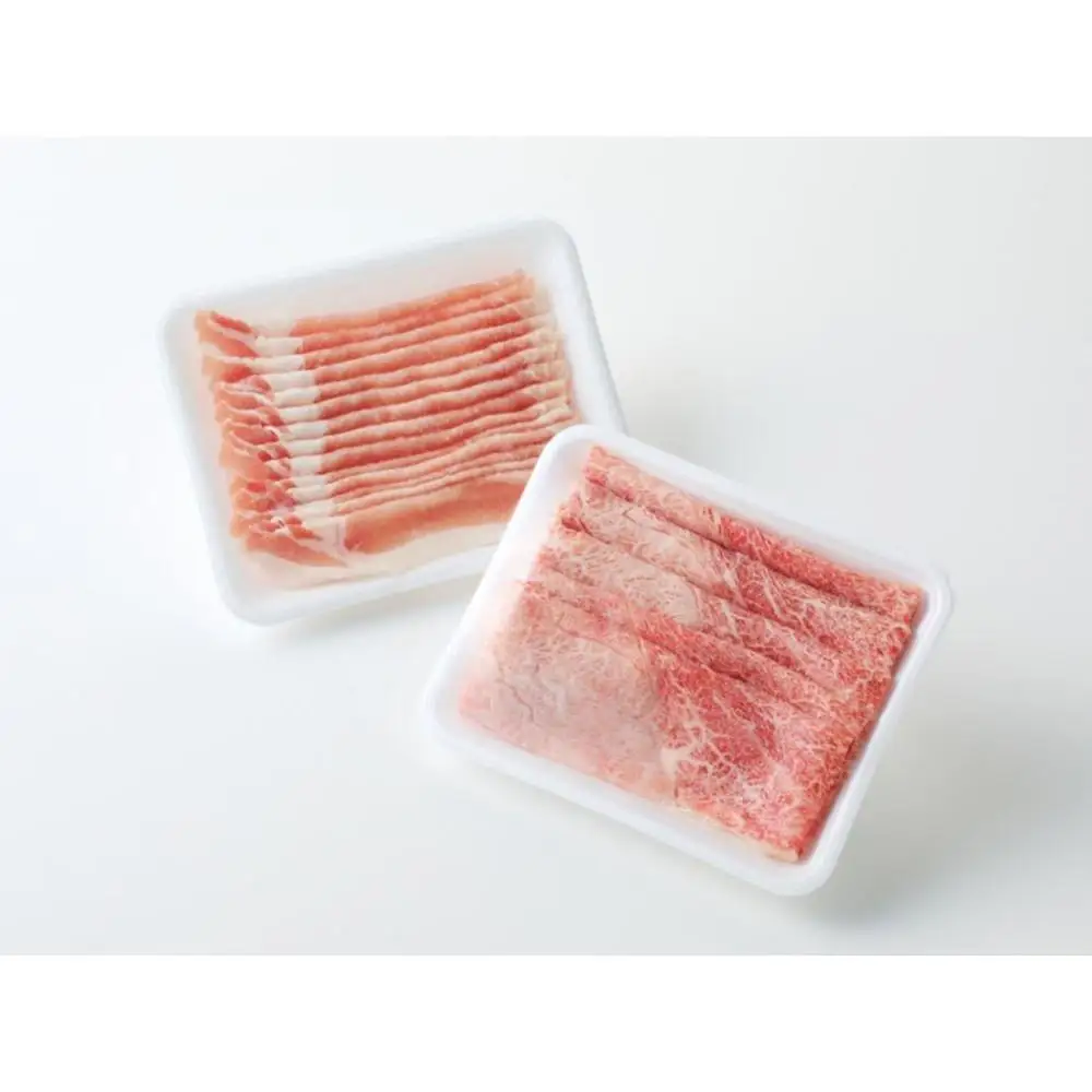 【百年の恵みおおいた和牛】A4等級以上300gと大分県産豚米の恵み200gのしゃぶしゃぶセット計500g