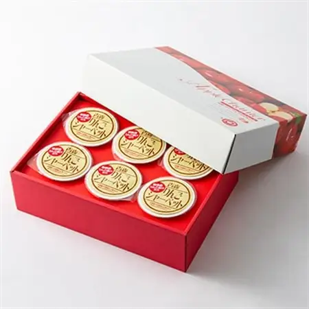 【常温保存可能】　りんご果汁入り　りんごシャーベット　18個入り_菓子・スイーツ アイス・ジェラート  _【1486626】