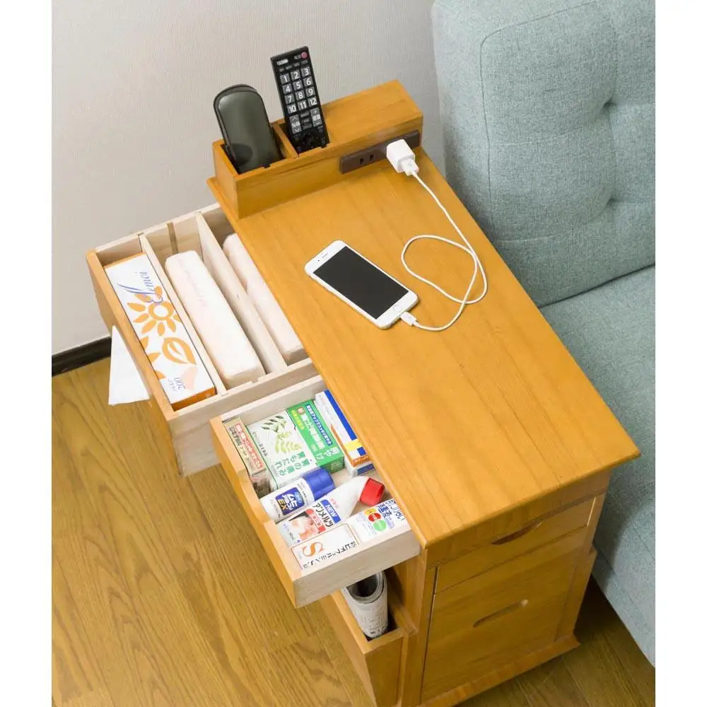 ソファーサイド すっ桐ワゴン