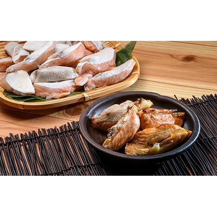 訳あり 秋鮭 腹ビレ(ハラス) 1kg 魚介類 鮭 脂乗り おかず おつまみ 国産 知床 羅臼 北海道
