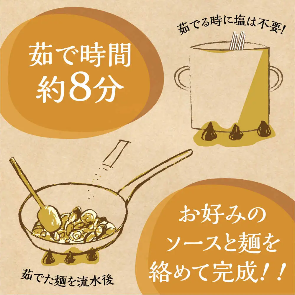 手延べ太麺パスタ 3kg (50g×60束) [SDA074] パスタ