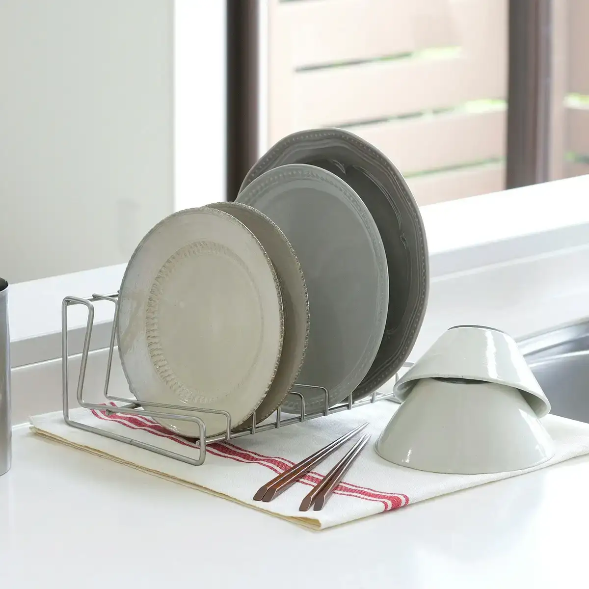 [家事問屋] ディッシュスタンド26 食器収納 食器棚収納 キッチン収納 スペース活用 キッチン用品 燕三条製 下村企販 新生活 新生活 【011S187】