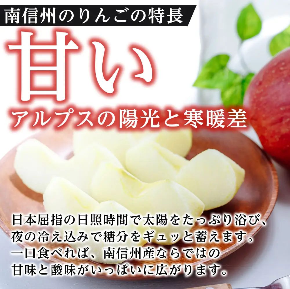 【長野県産!】甘～いりんご(シナノスイート)約5kg 秀品＜2026年10月中旬から発送＞