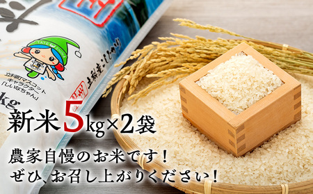 【令和8年11月発送】 信州立科産コシヒカリ5㎏×2袋(令和8年産新米)