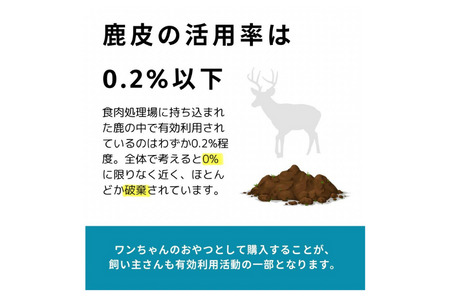 6-70 デンタルケアに天然鹿の皮ガムセット中型犬用 ALPDW002