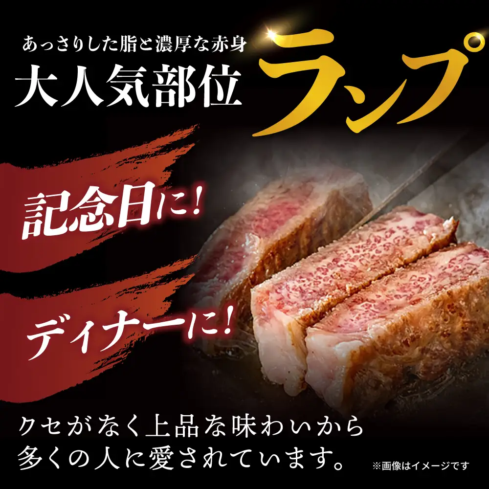 長崎和牛 A5 ランプステーキ 600g(150g×4枚) / ステーキ 長崎和牛 A5ランク 希少部位 A5 / 諫早市 / 野中精肉店 [AHCW035]