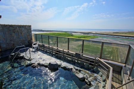 【わたり温泉 鳥の海】ペア宿泊ご利用券（1泊2食付）：平日限定太平洋ビュー和洋室