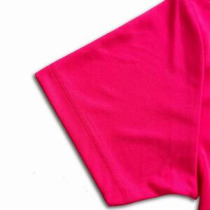 屋久島ウィルソンハートTシャツ (速乾生地ドライタイプ) 蛍光ピンク：Lサイズ