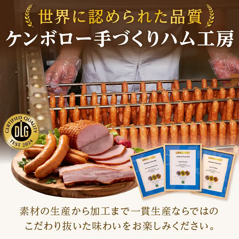 【DLGコンテスト2024金賞受賞】 浜田市産 ケンボロー スモークホルモンセット 【002_1971】