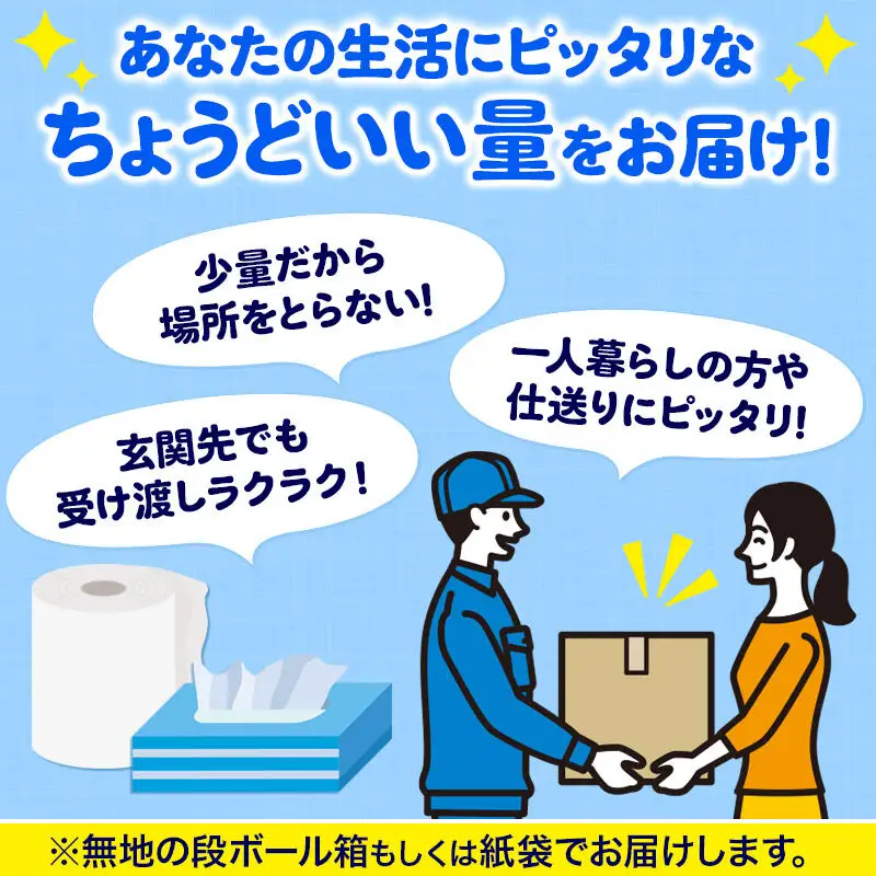 《4ヶ月ごとに3回お届け》定期便 トイレットペーパー スコッティ フラワーパック 3倍長持ち〈香り付〉4ロール(シングル)×2パック 秋田市オリジナル 最短翌日発送