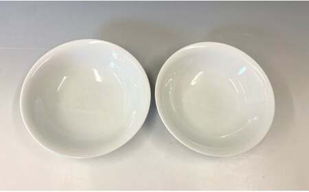 中仙窯 有田焼 白磁 シチュー皿 2枚セット 中尾純作 作家 作家物 白磁 白 器 食器 シチュー皿 カレー皿 パスタ皿 ペア 伝統工芸 bf010